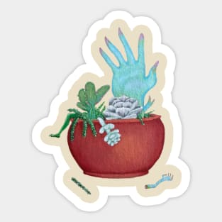 Surreal Succulents Sticker